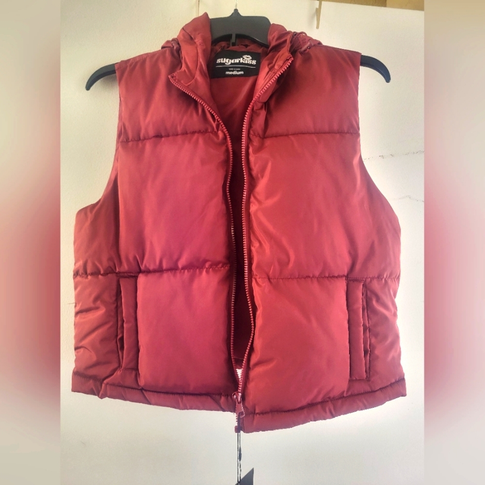 NWT- Sugarkiss Puffer Vest